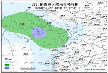 四川地震灾区未来一周天气趋势预报(图)
