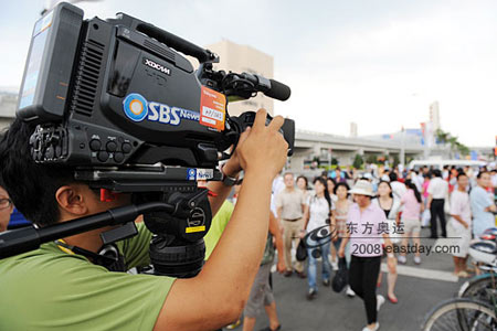 韩国SBS电视台被禁带摄像机进入开幕式现场