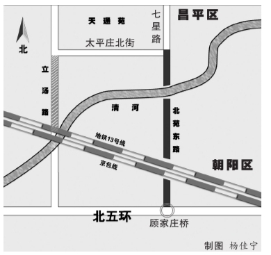 2007年9月,市规划委审查并批复了北苑东路(清河—太平庄北街)道路,但