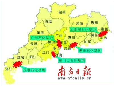 国内新闻 > 正文       随着揭阳(惠来)2000万吨/年炼油项目落户粤东