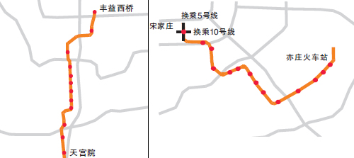 北京公布5条地铁新线规划方案(组图)
