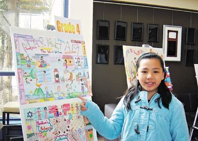 加拿大万锦市消除种族歧视主题绘画赛 3华裔获