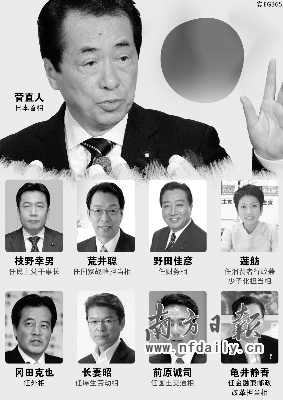 日新首相菅直人今天上任●新内阁同日正式成立