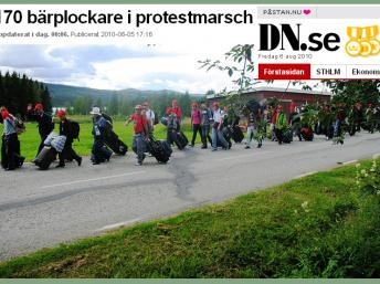 瑞典百名中国劳工示威抗议薪酬不公