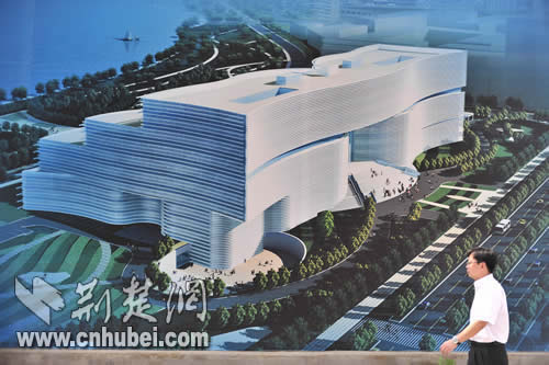 湖北省图书馆新馆封顶明年6月可正式投用