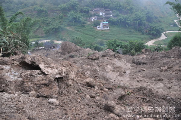 保山隆阳区发生山体滑坡具体灾情正在核实中（组图）