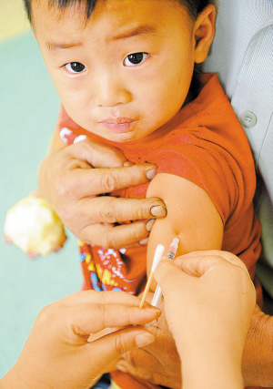 全国一亿儿童接种麻疹疫苗