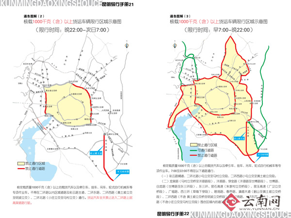 十一大假后一吨以上货车全天禁止驶入昆明二环以内