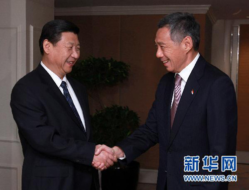 习近平:中国高度重视同新加坡睦邻友好合作关系