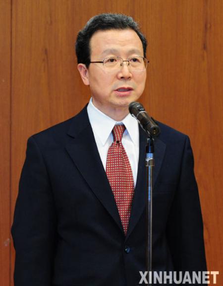 中国驻日本大使馆大使程永华 新华社发