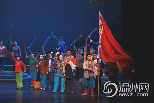 经典歌剧《洪湖水浪打浪》于温州大剧院正式上