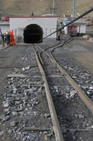 救援现场。新华社记者李云平摄