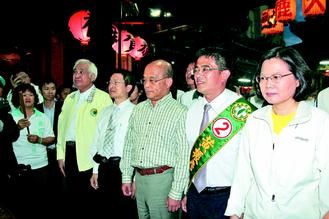 彰化鹿港镇长选前王金平对抗绿营6名重要人物