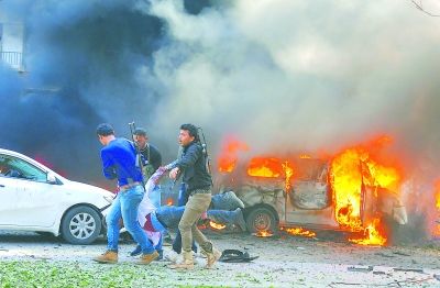 叙利亚首都发生自杀式汽车炸弹爆炸造成35人死亡