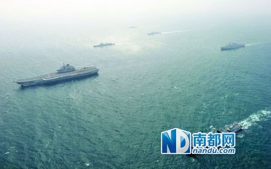 经历中美军舰南海对峙 辽宁号应急反应