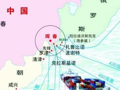 扎鲁比诺位于中国、俄国、朝鲜三国交界的图们江口北侧的日本海岸。资料图