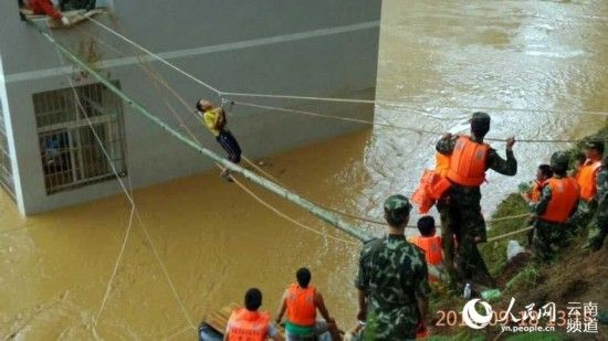 台风海鸥致云南文山麻栗坡县中学396名师生被