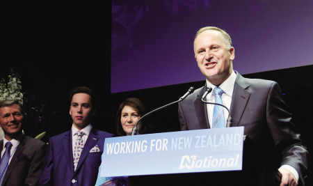 国家党再次赢得新西兰议会选举