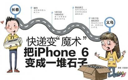 长春小伙快递<em>iPhone</em>6手机<em>女友</em>收到的竟然是石