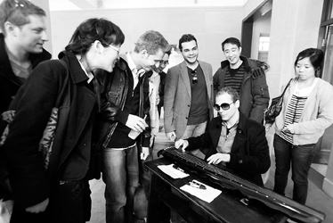 上海师范大学金融学院国际文化节昨天下午拉开