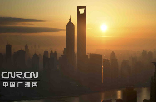 世界最高楼上海环球金融中心落成启用(组图)