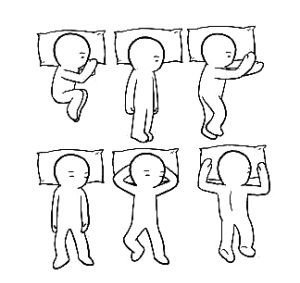 睡姿真的跟性格有关系(图)