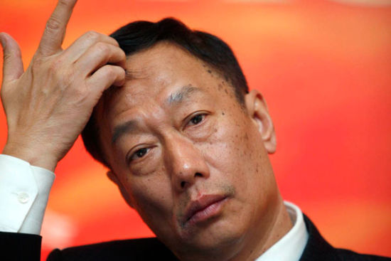 郭台铭进福布斯全球权力榜 成唯一进榜台湾人