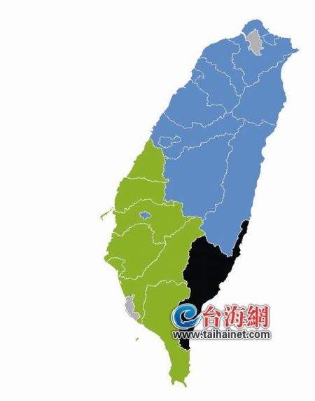 蓝绿缠斗多年台湾政治版图多变幻