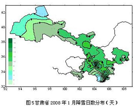 甘肃1月气温近30年最低 降水和雪日之多百年一遇