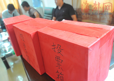 村委换届选举 一票箱被抢走