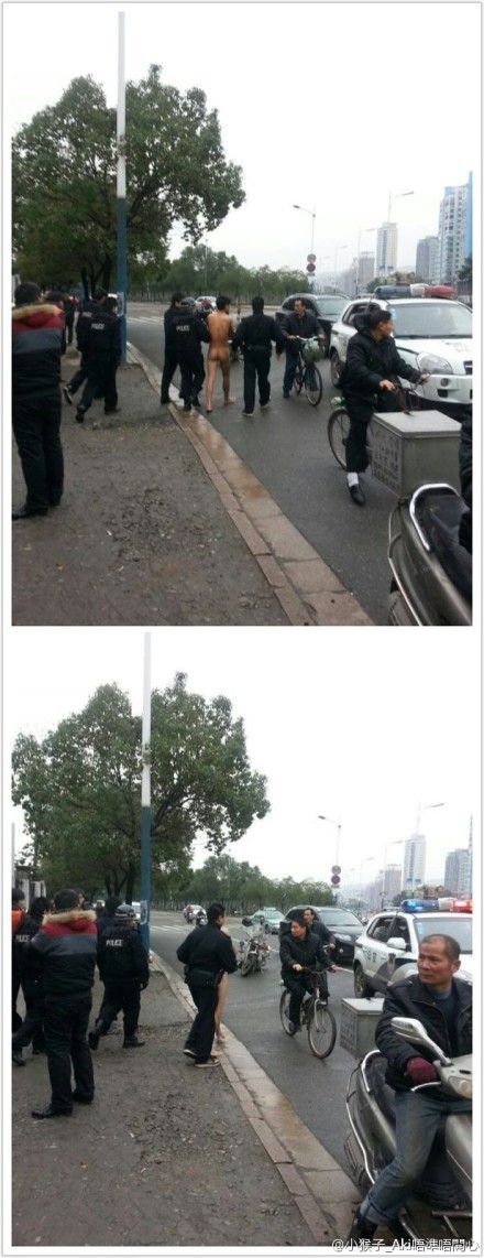 温州一代售点惊现裸男排队买火车票 为能回家