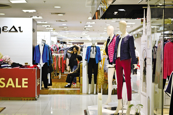 百货商场冬装最低1折 羽绒服价格未见大涨