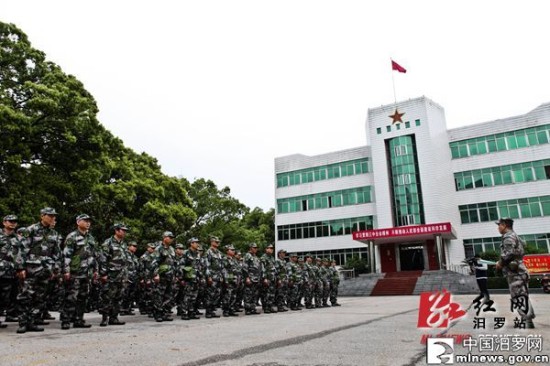 今年汨罗共编民兵45632人设基层武装部46个