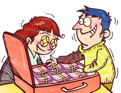 万元真币买回一箱白纸 一女上男友当买假币自