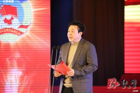 邵东县委书记黎仁寅发表讲话