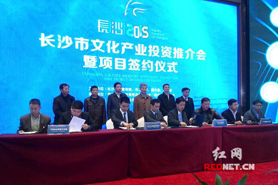 长沙文化产业投资推介 8项目签约近30亿元