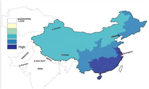 中国北方人口特点_...示地区地形地势特征.(2分)-31. 读我国北方农牧过渡地带及