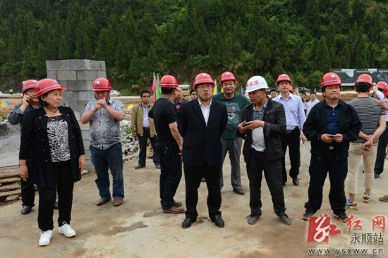 永顺县委书记石治平督查老司城遗址项目建设进展情况