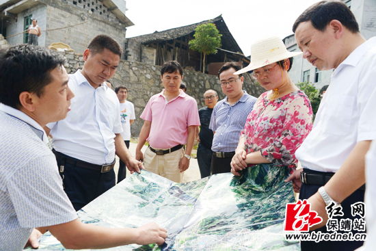 张承印)7月14日,保靖县委副书记,县长杨志慧带领发改,交通,住建等相关