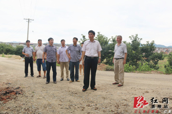 陈斯斯)7月23日,茶陵县委书记彭新军率交通局,旅游局,住建局等单位