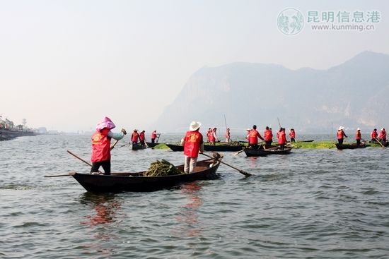 巾帼打捞队成了一道亮丽的风景线  记者王鹏/摄