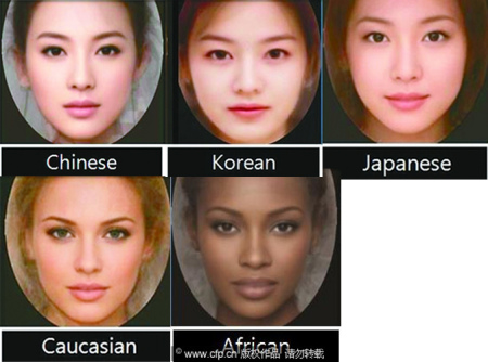 世界美女脸庞标准出炉 中国美女最像章子怡