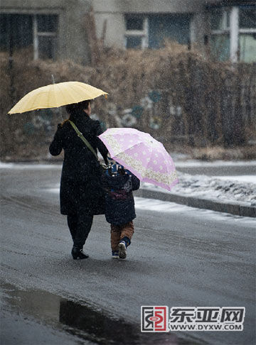吉林雨雪伴大风 外出需注意防寒保暖