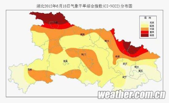 湖北北部出现干旱 23日起将迎降水|天气|天气预