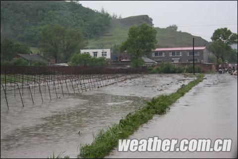 吉林辽源遇短时强降雨 市区低洼路面积水|天气
