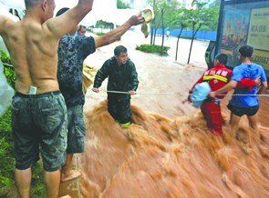 四川遂宁遭极端降雨近百万人受灾|四川|遂宁|降