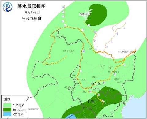 松辽流域多河流超警6日前后仍有降雨