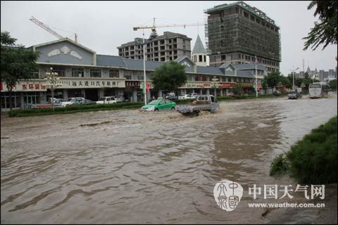 降雨袭内蒙古 阿拉善盟局地可看海|内蒙古|阿