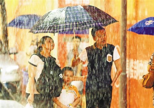 暴雨袭重庆 多区县降雨量破纪录|重庆|暴雨|降雨