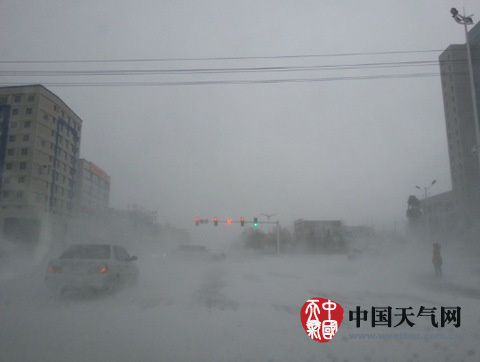 古雨雪降温缓解雾霾 局地现风吹雪_新浪天气预